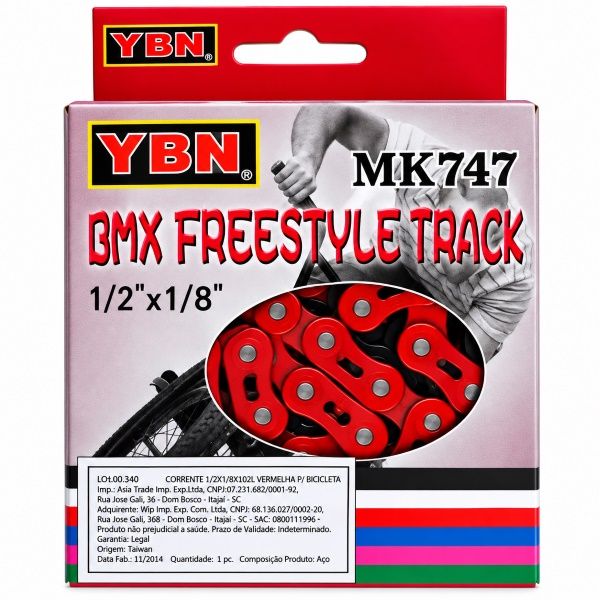 CORRENTE YABAN BMX MK747 VM 